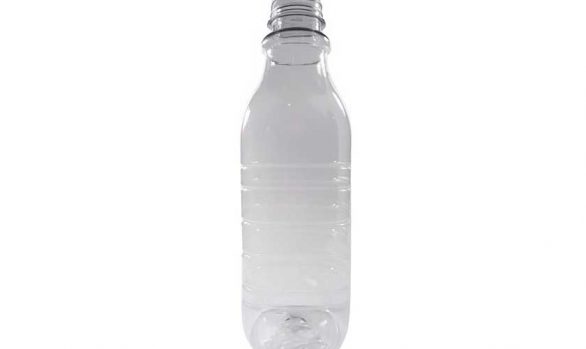 Frasco 1000ml PCO38mm Quadrado c/anel Cristal